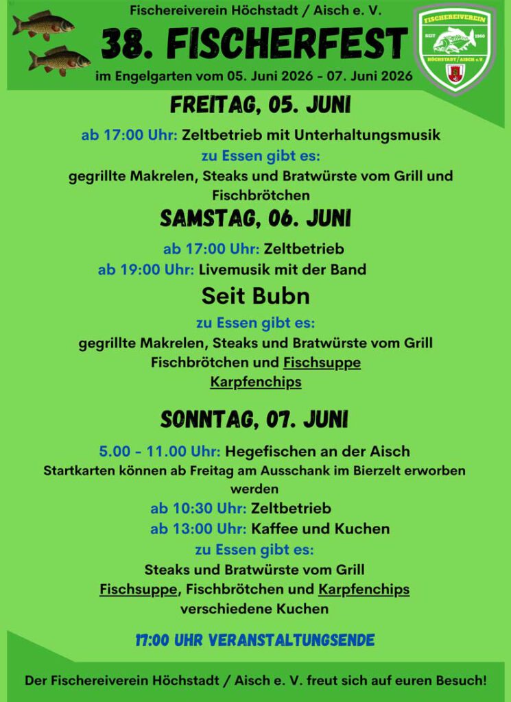 38. Fischerfest in Höchstadt/Aisch