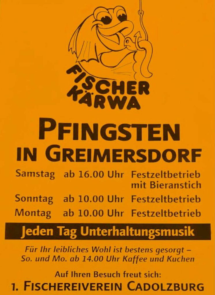 Fischerkärwa in Greimersdorf